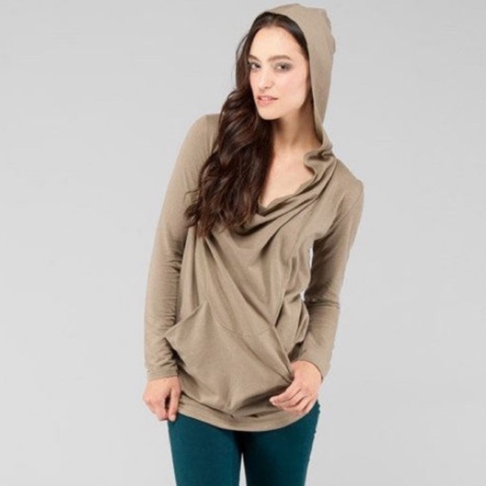 Jack by BB Dakota Donovan draped cowl neck hoodie
